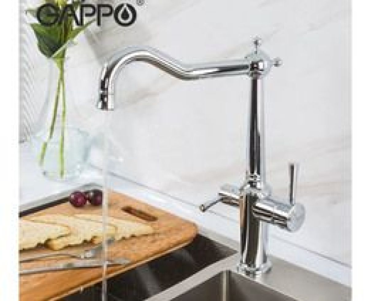 G4398-14 Cмеситель Кухня GAPPO d-35 c подключением фильтра питьевой воды (хром) | фото 1