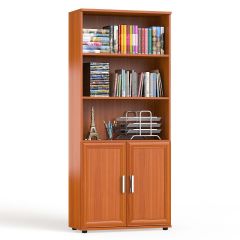 Шкаф С-МД-2-02 шкаф для книг без стекла, цвет вишня, ШхГхВ 82х36х189 см. | фото 2
