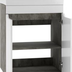 Тумба под умывальник "Енисей 60" Мечта без ящика Бетон  АЙСБЕРГ (DM2332T) | фото 3