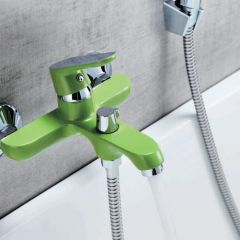 Смеситель для ванны Accoona A6366K (зеленый) | фото 2