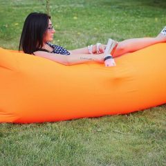 Лежак надувной Lamzac Airpuf Оранжевый | фото 3