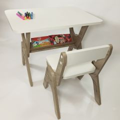 Детский растущий стол-парта и стул Я САМ "Умка" (Дуб/Серый) | фото 8