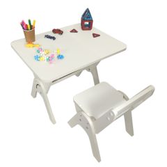 Детский растущий стол-парта и стул Я САМ "Умка" (Белый) | фото 3
