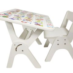 Детский растущий стол-парта и стул Я САМ "Умка" (Алфавит) | фото 3
