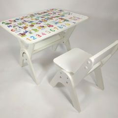 Детский растущий стол-парта и стул Я САМ "Умка" (Алфавит) | фото 5