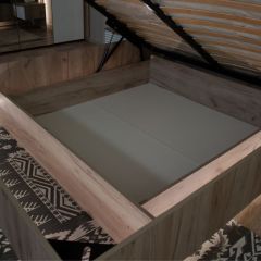 Спальня Джулия Кровать 160 МИ с подъемным механизмом Дуб крафт серый | фото 3