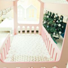 Кровать-домик без ящика 800*1600 (Розовый) | фото 3