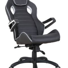 Кресло компьютерное BRABIX "Techno Pro GM-003" (черное/серое, вставки серые) 531814 | фото 3