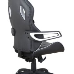 Кресло компьютерное BRABIX "Techno Pro GM-003" (черное/серое, вставки серые) 531814 | фото 4
