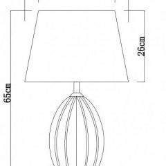 Настольная лампа декоративная Arte Lamp Baymont A5132LT-1CC | фото 3