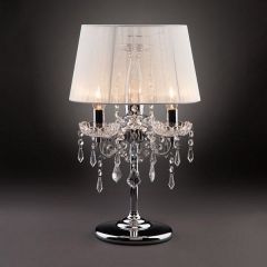 Настольная лампа декоративная Eurosvet Allata 2045/3T хром/белый настольная лампа | фото 3