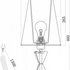 Настольная лампа декоративная Maytoni Florero MOD078TL-01CH | фото 3