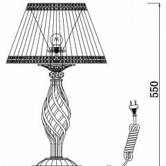 Настольная лампа декоративная Maytoni Grace RC247-TL-01-R | фото 3