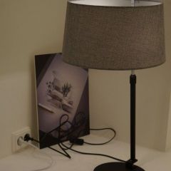 Настольная лампа декоративная Maytoni Bergamo MOD613TL-01B | фото 8