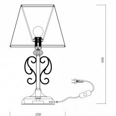 Настольная лампа декоративная Freya Driana FR2405-TL-01-BS | фото 7