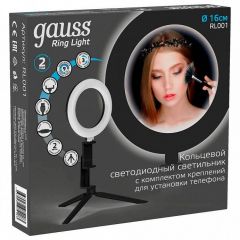 Настольная лампа кольцевая Gauss Ring Light RL001 | фото 6