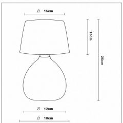 Настольная лампа декоративная Lucide Ramzi 47506/81/36 | фото 4