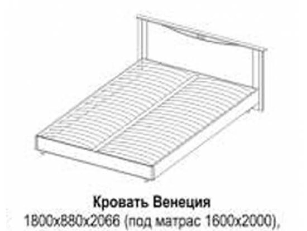 сборка кровати 1600 венеция 1