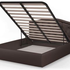 Кровать Стелла 1400*2000 + ПМ (Лесмо brown) коричневый | фото 3