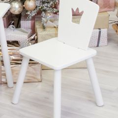 Детский стул Корона (Белый/Белый/Белый) | фото 2
