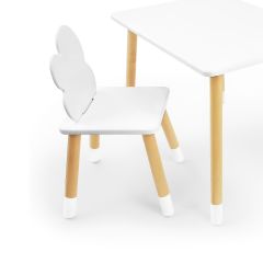 Детский стул Облачко (Белый/Белый/Береза) | фото 2