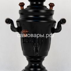 Электрический самовар "Черный Русский" матовый тюльпан в наборе на 1,5 литра. Ограниченная серия. | фото 3