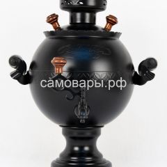 Электрический самовар "Черный Русский" матовый шар на 3 литра. Ограниченная серия. | фото 2