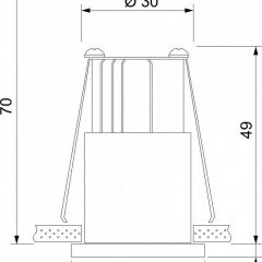 Встраиваемый светильник Elektrostandard 15269/LED a056019 | фото 3