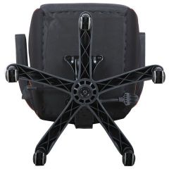Кресло компьютерное BRABIX Techno Pro GM-003 (ткань черное/серое, вставки оранжевые) 531813 | фото 9