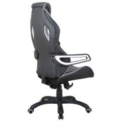 Кресло компьютерное BRABIX Techno Pro GM-003 (экокожа черное/серое, вставки серые) 531814 | фото 7