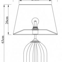 Настольная лампа декоративная Arte Lamp Baymont A5017LT-1PB | фото 3