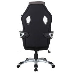 Кресло компьютерное BRABIX Techno GM-002 (ткань) черное/серое, вставки белые (531815) | фото 6