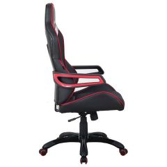 Кресло компьютерное BRABIX Nitro GM-001 (ткань/экокожа) черное, вставки красные (531816) | фото 5