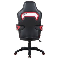 Кресло компьютерное BRABIX Nitro GM-001 (ткань/экокожа) черное, вставки красные (531816) | фото 4
