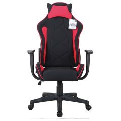 Кресло компьютерное BRABIX GT Racer GM-101 + подушка (ткань) черное/красное (531820) | фото 3