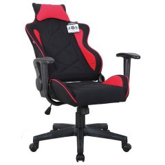 Кресло компьютерное BRABIX GT Racer GM-101 + подушка (ткань) черное/красное (531820) | фото 4