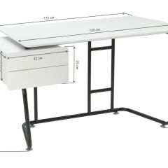 Офисная мебель Desk white / black | фото 2