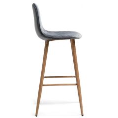 Барный стул Capri dark gray / wood | фото 3