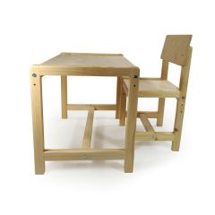Детский растущий комплект стол и стул Я САМ "Лофт" (Береза, Сосна) | фото 2