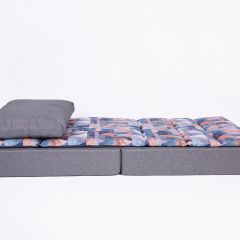Кресло-кровать бескаркасное Харви (коричневый-квадро беж) | фото 3