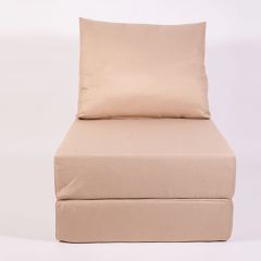 Кресло-кровать-пуф бескаркасное Прайм (Бежевый песочный) | фото 2