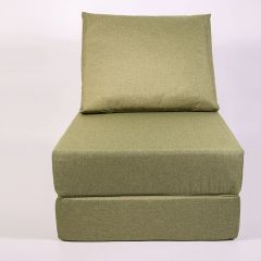 Кресло-кровать-пуф бескаркасное Прайм (Оливковый) | фото 2