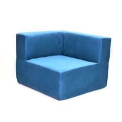 Модульные диваны и кресла бескаркасные Тетрис 30 (Синий) | фото 4