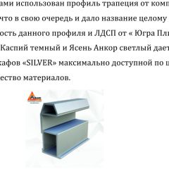 Шкаф-купе 1500 серии SILVER S4+S3Z+B2+PL1 (2 ящика+1 штанга) профиль «Серебро» | фото 6