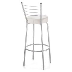 Барный стул Kuroda белый полимер / светлый мусс | фото 4