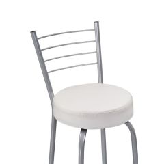 Барный стул Kuroda белый полимер / светлый мусс | фото 5