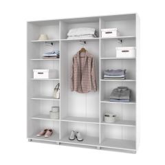 МАРТИН Шкаф-купе с зеркалами Анкор светлый (2000*450) М403 | фото 2