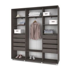 МАРТИН Шкаф-купе с зеркалами Анкор темный (2000*450) М403 | фото 4