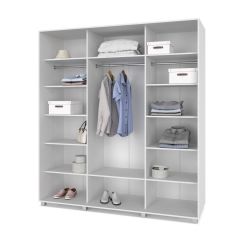 МАРТИН Шкаф-купе с зеркалами Анкор светлый (2000*600) М603 | фото 2