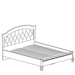 Кровать №489 Марлен (1800) Кремовый белый | фото 2